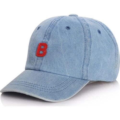Kids Denim Baseball Caps For Boys Girls Adjustable Children Hip Hop Snapback Hats Baby Sun Hat For 1 2 3 4 5 6 7 8 9 10 Years