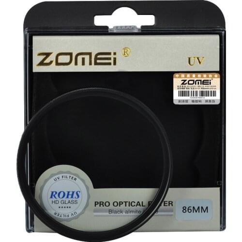 High Quality Original Zomei 86mm UV Protection Len Filter for Canon Nikon Sony Tamron Sigma OLYMPUS Fujifilm Pentax Camera Lens
