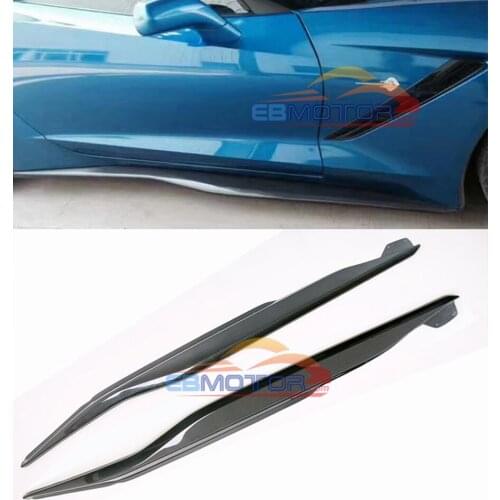 Home / For CHEVY / C7 / Real carbon fiber side skirts 1pair for Chevrolet Corvette C7 to Stringray T061