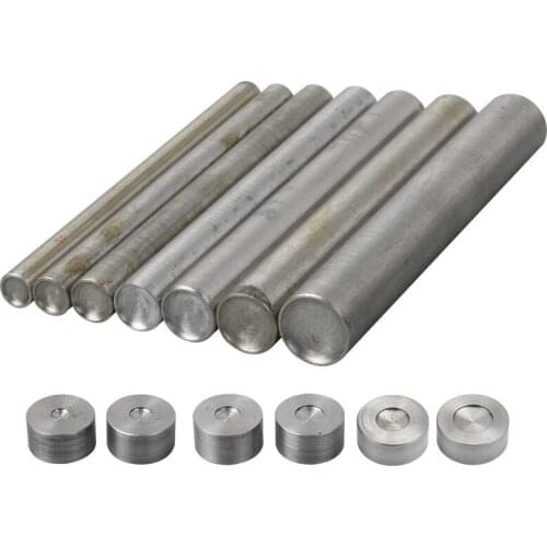 Double cap rivets setting tool cap snap rivet punch setter hand tool Steel spike studs for leather craft garment shoe DIY