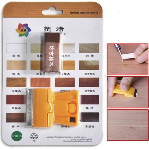 Furniture crayon wood repairing wax Furniture Repair Wax Filler repair pencil Deep scratched seaming caulk free shipping 1pcs
