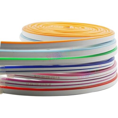 5m DC12V 120leds/m LED Strip Neon Tape SMD 2835 Soft Rope Bar Light Silicon Rubber Tube Outdoor Flexible Waterproof Light