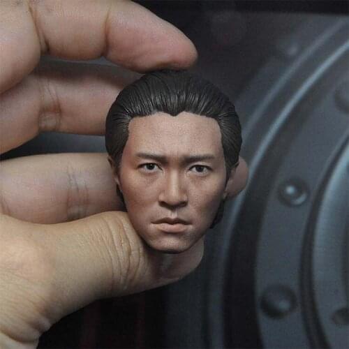 1/6 Scale All for the Winner Stephen Chow Head Model Sculpt for 12''Figure Body Toys Gifts