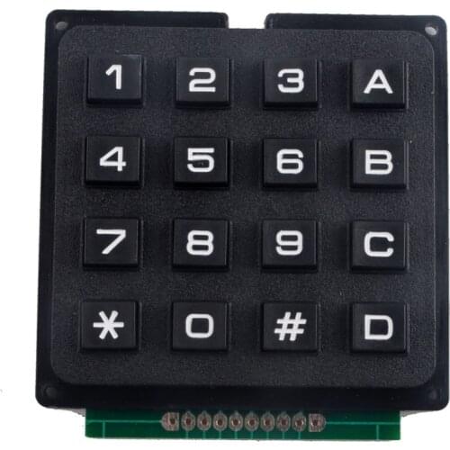 16Keys 4X4 Membrane Matrix Keypad Keyboard Module Array Switch for Arduino UNO R3 Nano FZ0840
