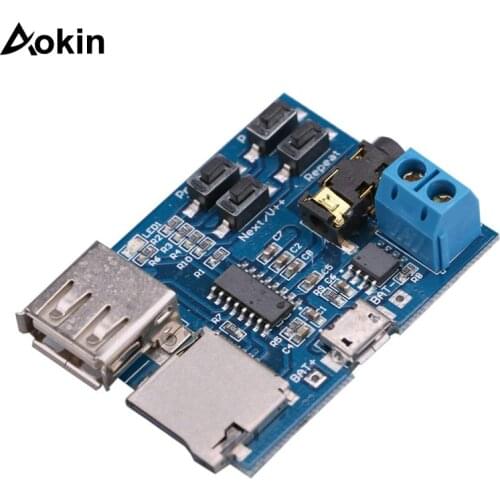 Mp3 Lossless Decoders Decoding Power Amplifier Mp3 Audio Module Mp3 Decoder Board support TF Card USB