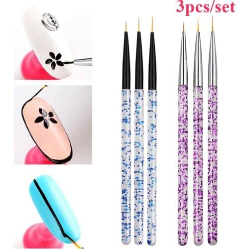 2021 new product acrylic sequin rod draw line pen good quality long-lasting flower painting brush tool painted practical pen