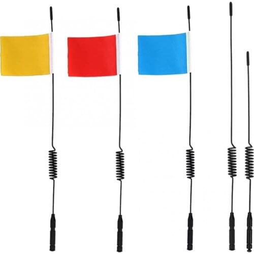 29cm Model Antenna Flag High Simulation Signal Line with Flag Upgrade Accessory for RC Crawler Climbing Car Parts