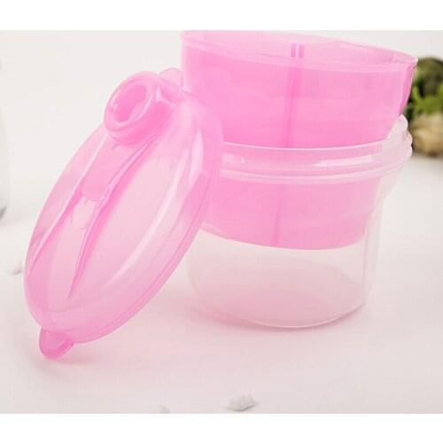 Portable Milk Powder Formula Dispenser 3 Layer Rotary Milk Powder Tank Box Baby Feeding Storage Box Toddler Food Container