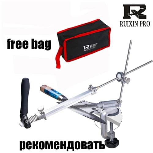 RUIXIN Professional Kitchen Knife Sharpener Whetstone Updated Multifunction Fixed Angle Sharpening System Apex Edge Honing Tools