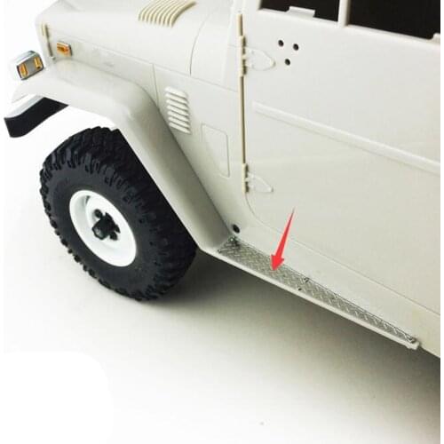 Rc Toys Model Car Body Pedal Metal Non-slip Plate For 1/10 Scale Remote Control Toy Cars 4WD Gelande II Cruiser/FJ40 Accessories
