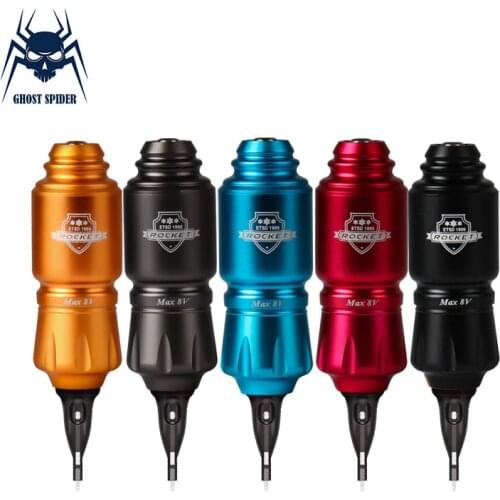 GHOST SPIDER Mini Rocket Rotary Tattoo Pen Profession Permanent Makeup Machine for Eyebrow Eyeliner Lips and Hairline