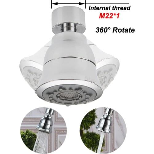Removable Kitchen Faucet Head Filter Universal Rotating Sprayer Splash-Proof Shower Water Saver Tap