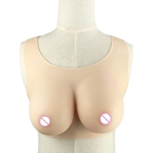 Upgraded Version Cosplay Fake Breasts Pseudonym Large Silicone Simulation Drag Queen for Crossdresser Transgender