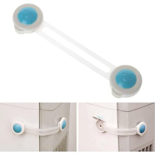 1Pc Safety Lock Baby Kids Protection Cabinet Drawer Door Refrigerator Security Care B36E