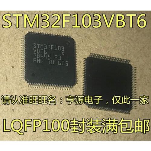 2PCS STM32F103 STM32F103VBT6 LQFP100