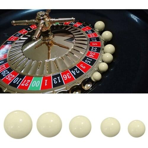 3pcs Russian Roulette Ball Casino Roulette Game Replacement Ball Resin Ball 12/15/18/20/22mm