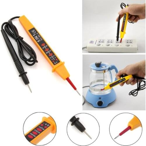 5 In 1 Tester Voltage AC DC 0-500V Auto Electrical Pen Detector Test Pencil