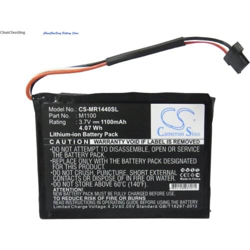 Cameron Sino 1100mAh Battery M1100 for Magellan RoadMate 1440