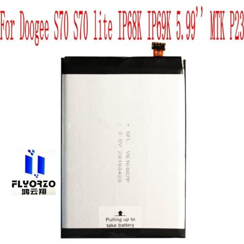 New High Quality 5500mAh Doogee S70 Battery For Doogee S70 S70 lite IP68K IP69K 5.99'' MTK P23 Mobile Phone