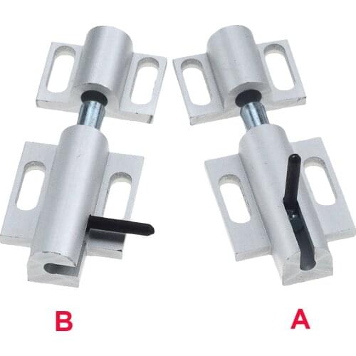 Aluminum Door Latch with Vertical or Horizontal Bars Industrial Profile Frame Pin Lock for 3030 4040 Profile