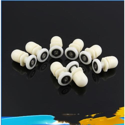 Free shipping 8 Shower door rollers runners wheels pulleys Diameter of the wheel ( 20MM-27MM) shower room pulley