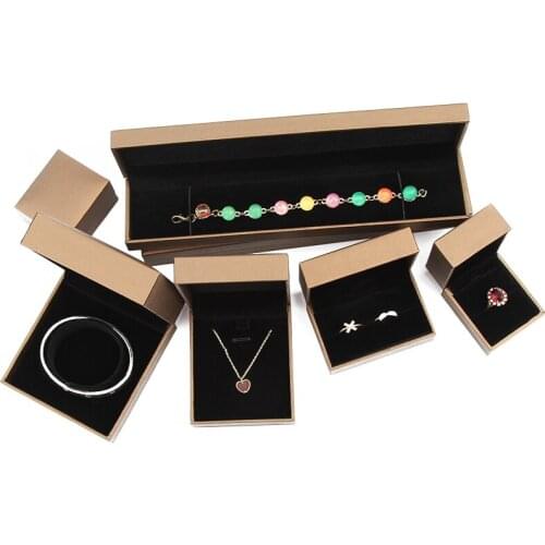 Paper Filled Jewelry Packing Box Proposal Ring Gift Box Necklace Pendant Bracelet Storage for Jewelry Store and Home Collection