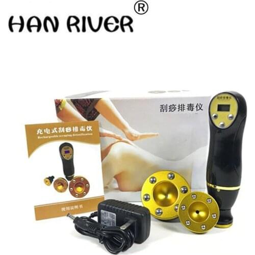 Negative pressure scrapping instrument sha artifact rechargeable electric absorption lymph drainage dredge meridian thin body of