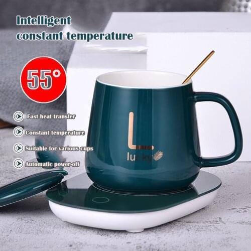 55℃ constant temperature cup ceramic coffee milk cup high-end gift box, the best gift for autumn and winter