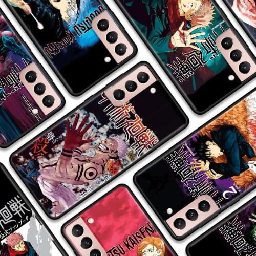 Cellphone Shell Case for Samsung Galaxy S20 FE S21 Ultra 5G S10 S9 S8 Plus S10e Phone Cover Coque Hot Anime Jujutsu Kaisen Yuji