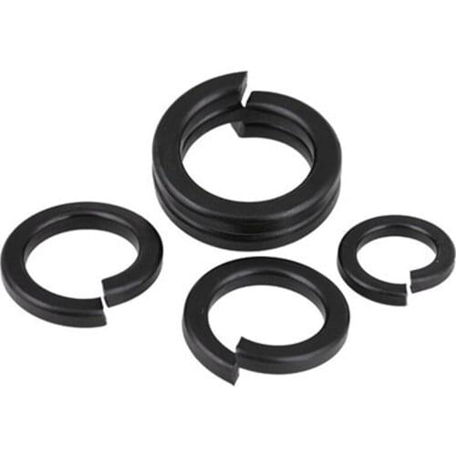 M2 M2.5 M3 M4 M5 M6 M8 M10 M12 Spring pad springs Opening washer Gasket black