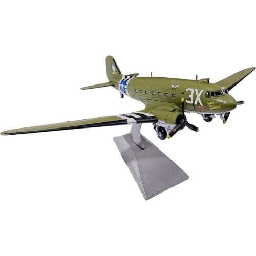 1:100 Scale U.S. C47 Transport Model Airplane Kit 75th Anniversary of the Battle