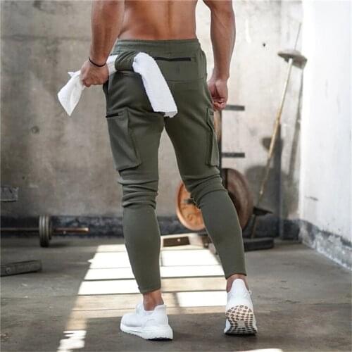 2021 Jogging Pants Men Running Sweatpants Mens Sport GYM Pants Fitness Male Joggers Cotton Quick Dry Training Sports Trousers