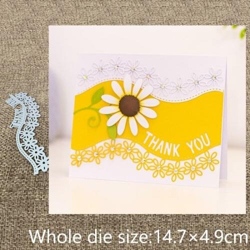 New Design Craft Metal stencil mold Cutting Dies Thank you edge decoration scrapbook die cuts Album Paper Card Craft Embossing