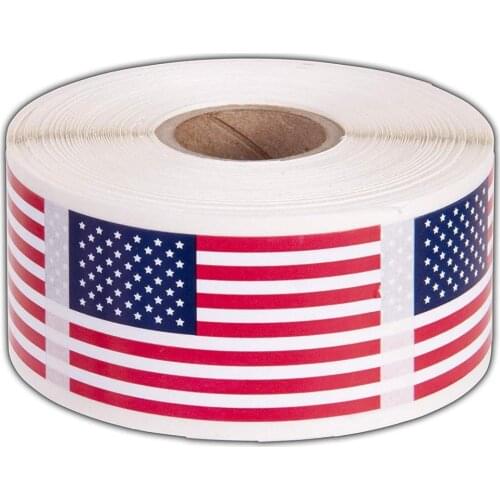 250pcs USA Patriotic Sticker American Flag Stickers for notebooks cards and scrapbooking Office Stationery Sticker