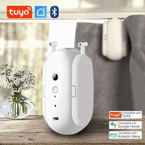 HIMOJO Alexa Vovce Control switch robot smart Curtain Robot Temperature Light Sensor Inside Battery SWITCH ROBOT curtain