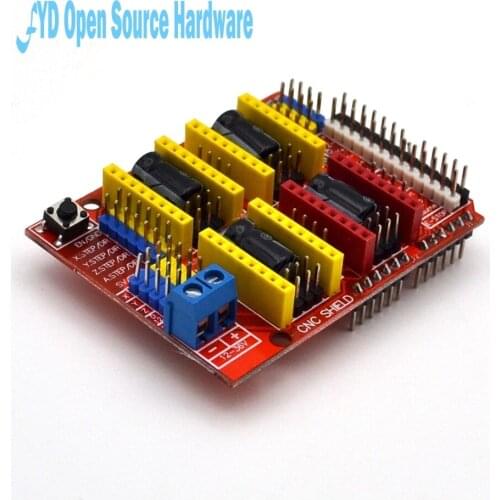 1PCS V3 Engraver 3D Printer CNC Shield Expansion Board A4988 Driver