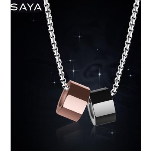 Necklace for Men, Personality Sweater Chain Hip Hop Pendant Clavicle Chain Design Tungsten Pendant, Free Shipping, Engraving