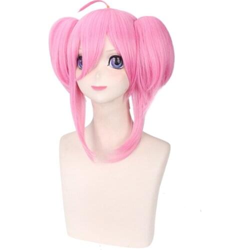 Hot Popular New 40cm Cosplay Game League of Legends Lux Star Guardian Pink Wig LOL Lux Star Guardian Pink Wig