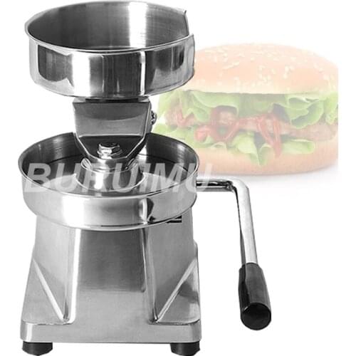 Hamburger Press 100mm-150mm Manual Burger Maker Forming Machine Round Meat Shaping Aluminum Machine Forming Burger Patty Makers