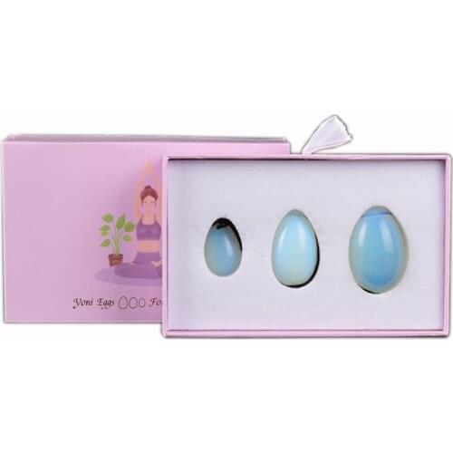 DropShipping Jade Yoni Egg Vaginal Tightening Love Egg Kegel Egg Exerciser Jade Ben Wa Ball Feminine Hygiene Product With Box