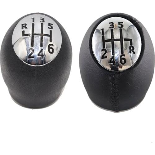 Car Gear Shift Knob Gear Ball Handball Head Knob Chrome Caps For Renault MEGANE GRANDTOUR MK 3 2008-2016 MEGANE MK3 2008-2016