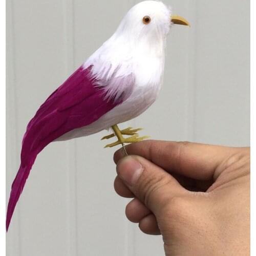 Cute simulation small sparrow toy polyethylene & furs bird model gift about 16cm 1375