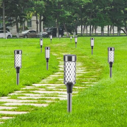 10 LED Solar Ground Lawn Light Underground Garden Lighting Lamp for Yard Patio Garden Road Path Decorative Lighting