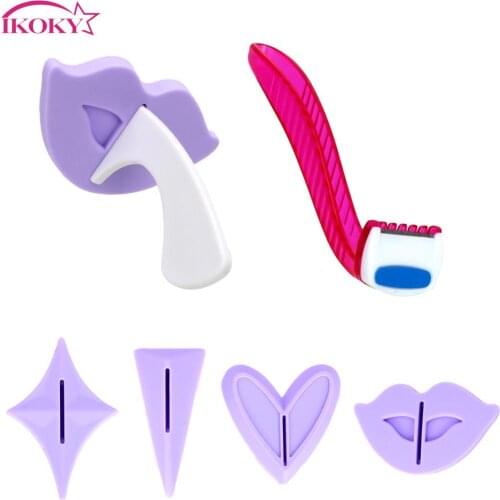 Heart Triangle Lip Star Shape Pubic Hair Trimmer Pubic Hair Shaping Template Razor Bikini Shaving Stencil Sex Toys for Women