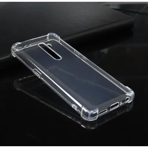 For Oppo Reno2 ( Reno 2 ) Shockproof HD Clear Transparent Silicone TPU Soft Phone Back Case Cover Coque Funda
