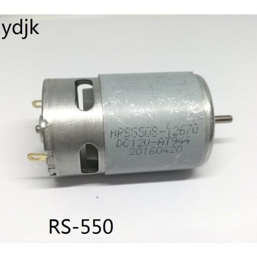 1pcs Standard axis 3.175MM Micro motor 550 6VDC-24VDC RS-550 Motor Micro generator Wind power micro generator