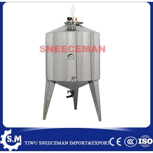 180L Wine Fermentation Barrel Storage Conical fermenter Beer tank Liquor Pressure Fermentation Vessel 304 stainless steel