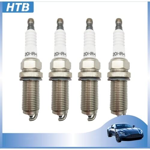 4PCS 90919-01235 K20HR-U11 Spark Plug For Toyota FJ Cruiser Land Prado 4Runner Tundra 4.0L V6 90919 01235 9091901235 K20HRU11