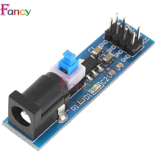 AMS1117 3.3V AMS1117-3.3V Power Supply Module Self-locking Switch Output Voltage Interface Power Indicator DC Jack Module