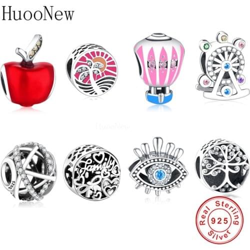 925 Sterling Silver Teapot Smile Beads Fit Original Charms Bracelet 2019 Autumn Jewelry Bangle Gift Pulsera Berloque DIY